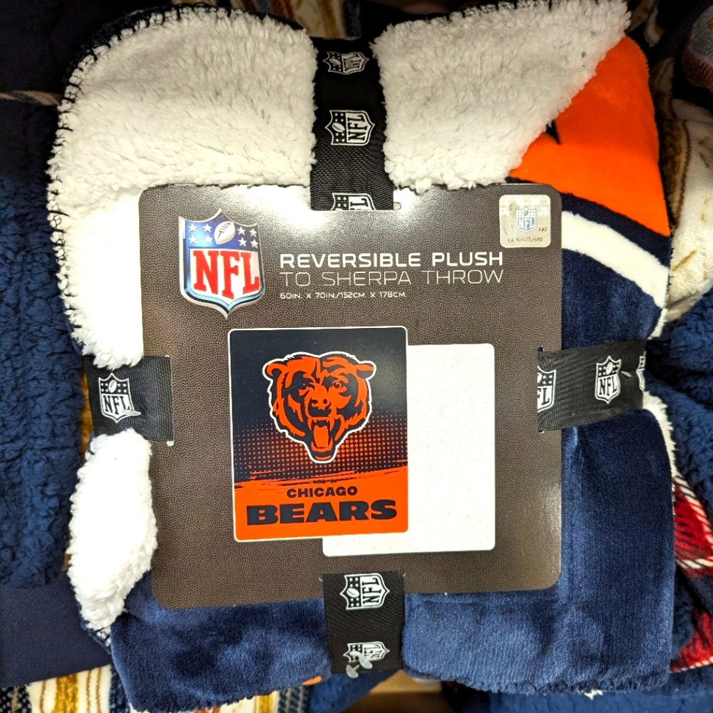 Chicago Bears Officially licensed NFL Blanket